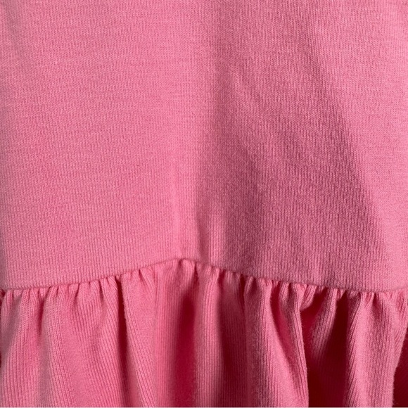 Hanna Andersson Pink Short Sleeve Dress Girls Size 10 - Picture 3 of 4